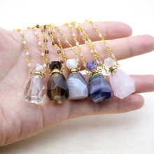 Load image into Gallery viewer, Crystal Faceted Potion Pendant