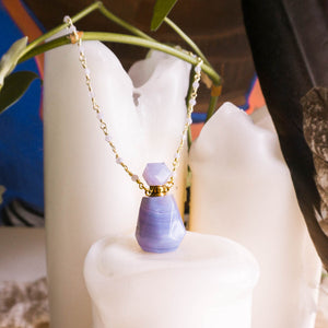 Crystal Faceted Potion Pendant